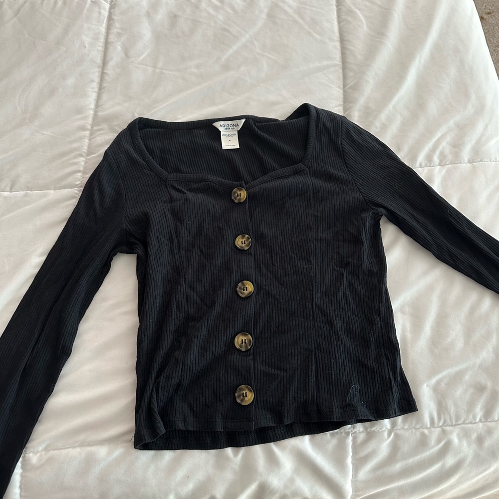 Long Sleeve Button Top